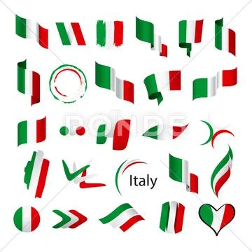 Biggest collection of vector flags of italy: Graphic #42951845