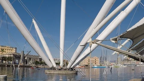 Bigo of Renzo Piano Stock Footage 112595262