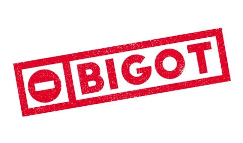 Bigot rubber stamp Stock Illustration