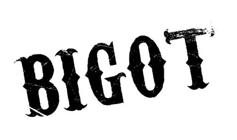 Bigot rubber stamp Stock Illustration
