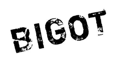 Bigot rubber stamp Stock Illustration