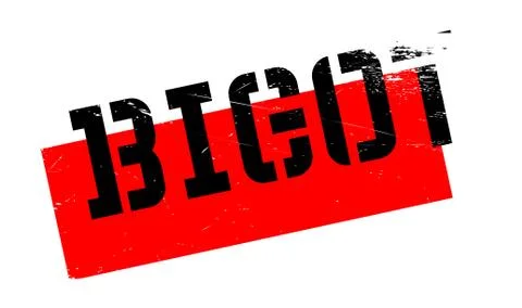 Bigot rubber stamp Stock Illustration