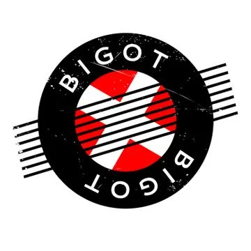 Bigot rubber stamp Stock Illustration