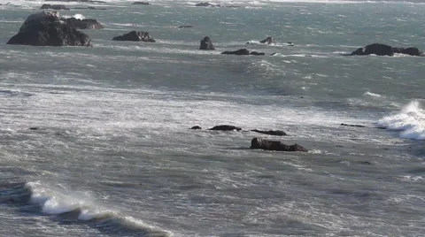 BigSur Ocean Rocks Stockbeeldmateriaal 48237398