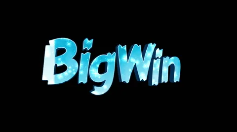BigWin circular inscription Stock Footage 48050078