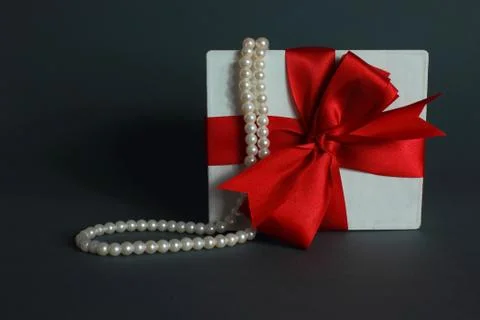 Bijou with elegant box Stock Photos