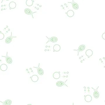 Bijouterie jewellery glyph seamless pattern Stock Illustration