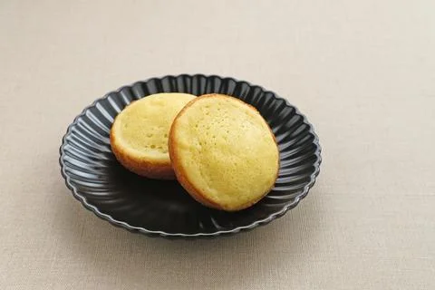 Bika Ambon (Tapioca sponge cake), Indonesian traditional snack.  Stock Photos