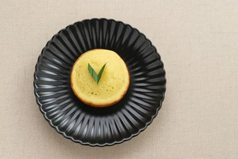 Bika Ambon (Tapioca sponge cake), Indonesian traditional snack.  Stock Photos