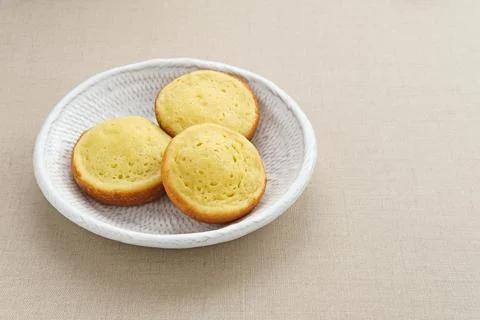 Bika Ambon (Tapioca sponge cake), Indonesian traditional snack.  Stock Photos