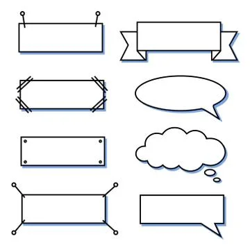 Bikablo - presentation scheme technique - Basic set blue shadow Stock Illustration