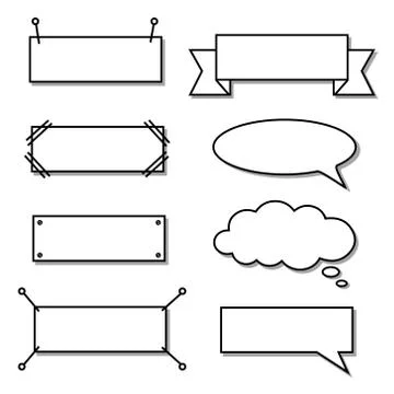 Bikablo - presentation scheme technique - Basic set gray shadow Stock Illustration