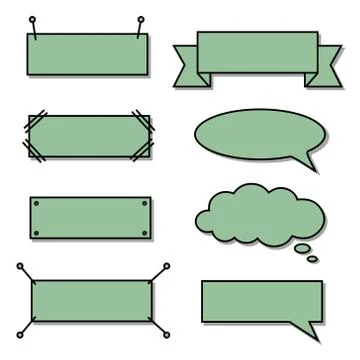 Bikablo - presentation scheme technique - Basic set blue filling Stock Illustration