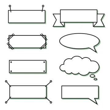 Bikablo - presentation scheme technique - Basic set green shadow Stock Illustration