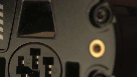 Bike Battery Loading - Inserting Plug - Led Lights Video stock 143112726