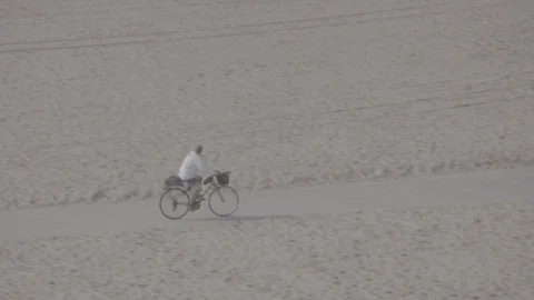 Bike Beach 1 Stock Footage 100300953