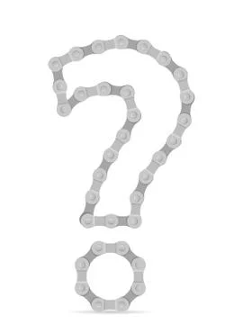 Bike chain question Stock Illustration