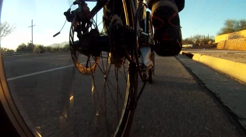 Bike Commuter Stock Footage 46844473