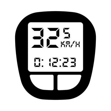 Bike Computer Icon Stock Illustration