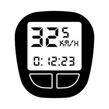 Bike Computer Icon Stock Illustration