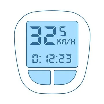 Bike Computer Icon Stock Illustration