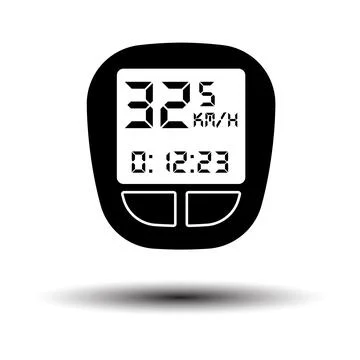 Bike Computer Icon Stock Illustration