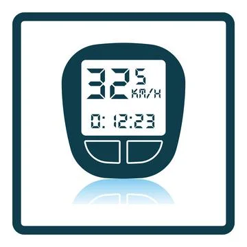 Bike Computer Icon Stock Illustration