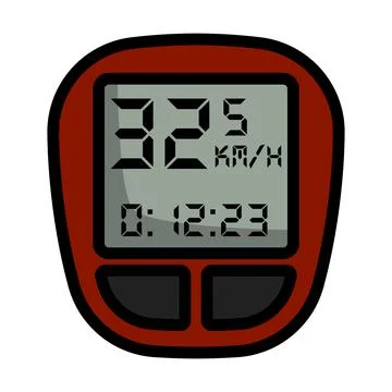 Bike Computer Icon Stock Illustration