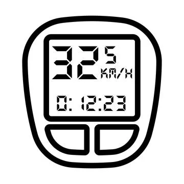 Bike Computer Icon Stock Illustration