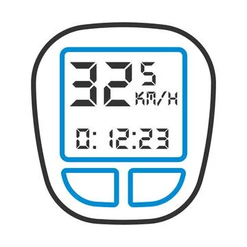 Bike Computer Icon Stock Illustration
