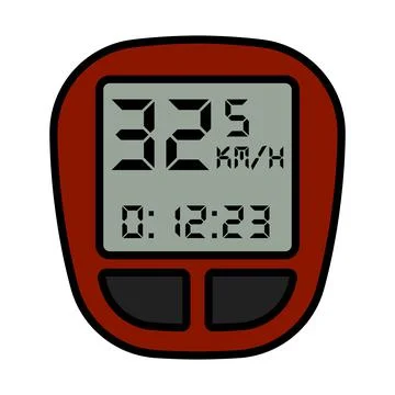 Bike Computer Icon Stock Illustration