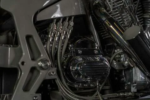 Bike Engine Stock Photos
