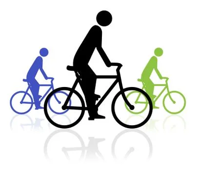 Bike Event Stock Illustration