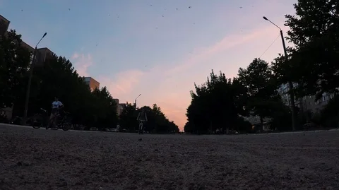 Bike fail Stock Footage 92166794