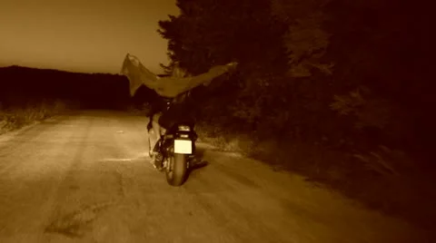 On a bike 스톡 동영상 18124087