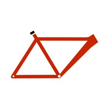 Bike Frame Icon Stock Illustration