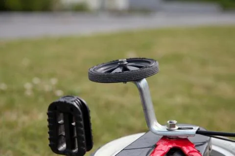 Bike on the ground Stock Photos