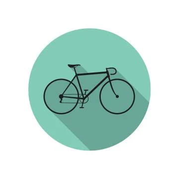 Bike icon Illustrazione stock