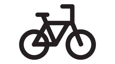 Bike Icon. Illustrazione stock