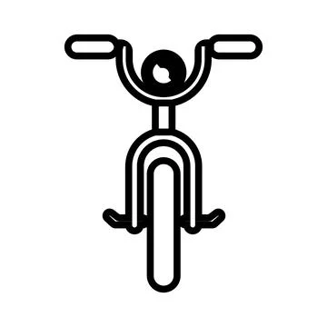 Bike icon Illustrazione stock