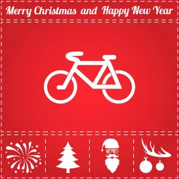Bike Icon Vector Stock Illustration