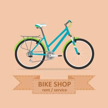 Bike Stock Illustration