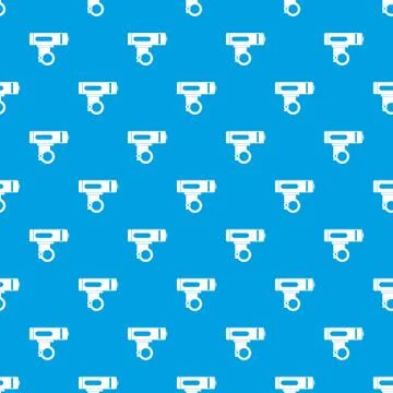Bike light pattern seamless blue Stock Illustration