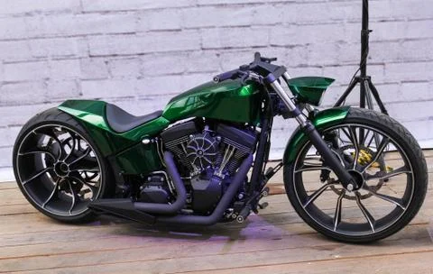 A bike made of unique elements. Stock Photos