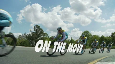 Bike on the move Video stock 8775846