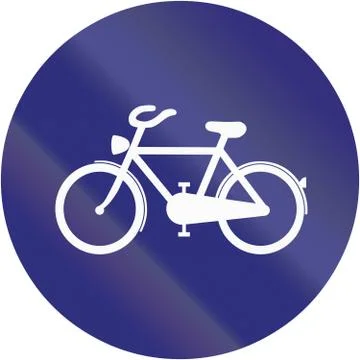 Bike Path 1956 Illustrazione stock