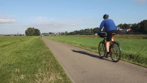 Bike path in Dresden Stock Footage 159565690