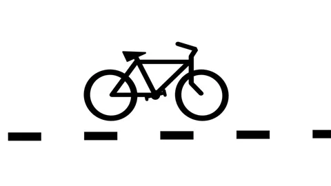 Bike Path Stock Footage 335626785
