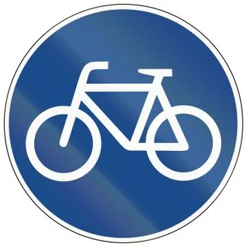 Bike Path Illustrazione stock