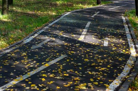 Bike path Foto stock